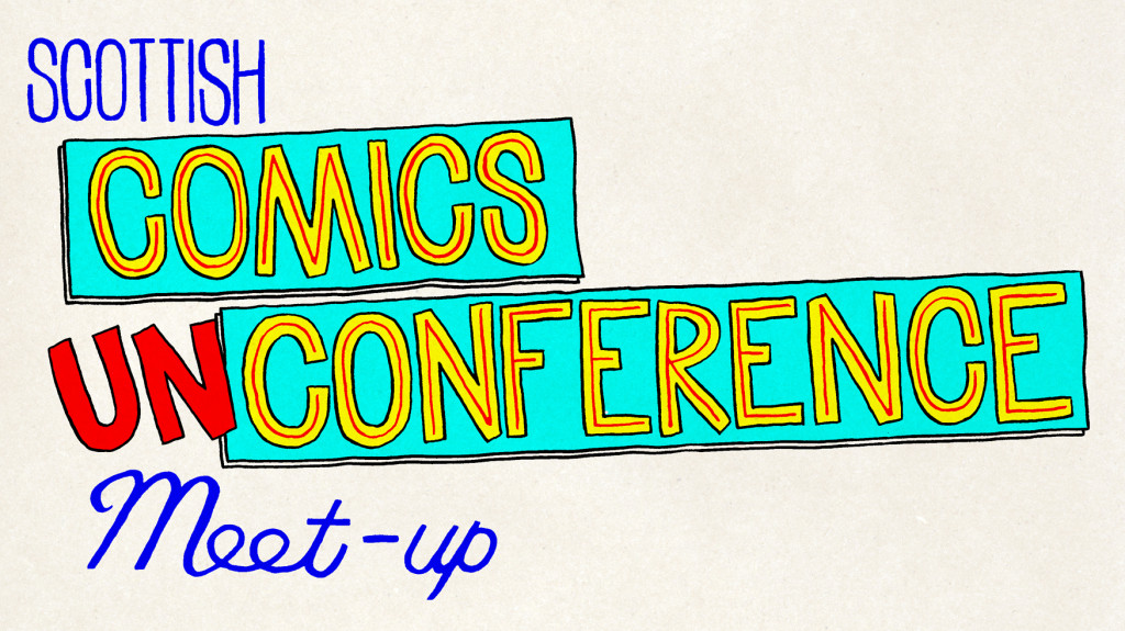 Scottish Comics Unconference Meet-up logo